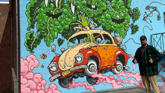 (Mural) The Beetle Flower